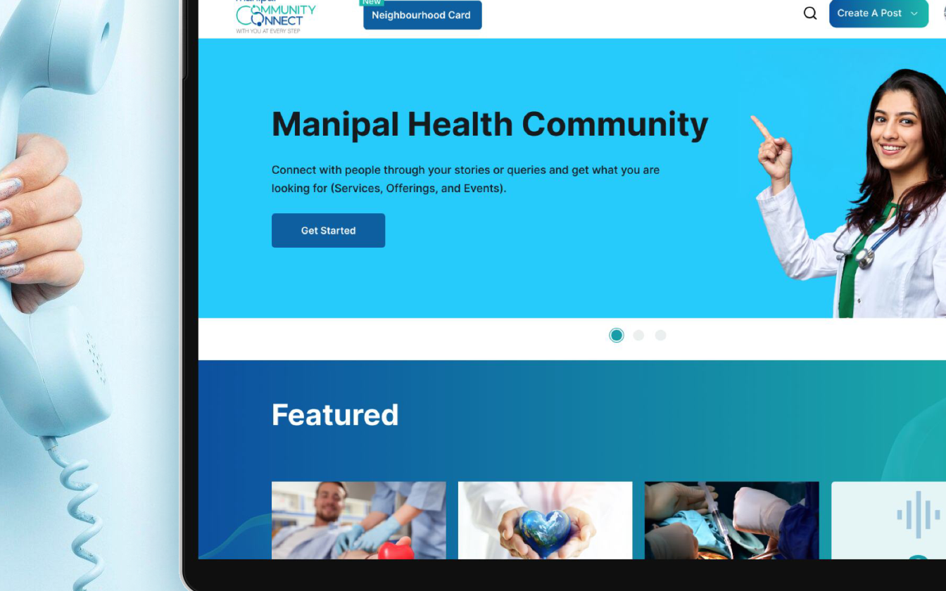 Manipal Connect community portal